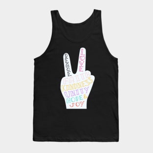 peace and love Tank Top